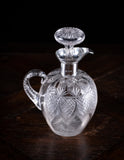 Silver & Cut Crystal Claret Jug by Fenton Brothers, 1903 - Harrington Antiques