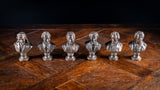 Six 19th Century Bronze Composer & Writer Portrait Busts - Harrington Antiques
