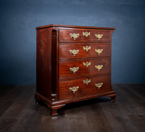 Small George III Mahogany Chest of Drawers - Harrington Antiques