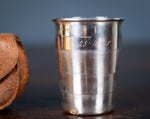 Sterling Silver Collapsible Beaker With Original Case - Chester, 1914. - Harrington Antiques