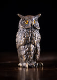Victorian Bronze Owl - Harrington Antiques