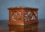 Victorian Gothic Revival Oak Letter / Correspondence Box, c.1880 - Harrington Antiques