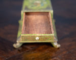 Victorian Hand Painted Wooden Jewellery Box - Harrington Antiques