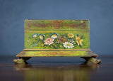 Victorian Hand Painted Wooden Jewellery Box - Harrington Antiques