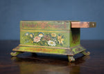 Victorian Hand Painted Wooden Jewellery Box - Harrington Antiques