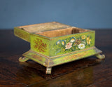 Victorian Hand Painted Wooden Jewellery Box - Harrington Antiques