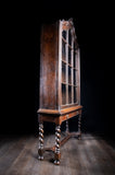William & Mary Oak Glazed Bookcase On Stand, c.1680 - Harrington Antiques