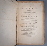 1772 Essay On The Writings And Genius Of Shakespeare by Elizabeth Montagu - Harrington Antiques