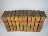 1778 The Plays Of William Shakespeare In 10 Volumes, Notes by Johnson & Steevens - Harrington Antiques