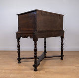 17th Century Oak Bible Box On Later Stand - Harrington Antiques