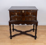 17th Century Oak Bible Box On Later Stand - Harrington Antiques
