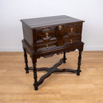 17th Century Oak Bible Box On Later Stand - Harrington Antiques