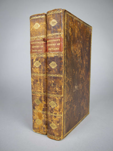 1827 The Works Of William Robertson: The History Of Scotland - Two Volumes. - Harrington Antiques