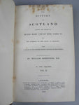 1827 The Works Of William Robertson: The History Of Scotland - Two Volumes. - Harrington Antiques
