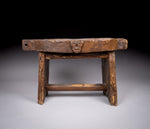 18th Century Elm Cheese Press Table - Harrington Antiques