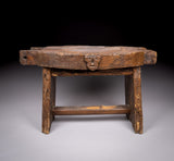 18th Century Elm Cheese Press Table - Harrington Antiques