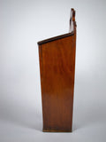 18th Century George III Mahogany Candle Box. - Harrington Antiques
