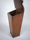 18th Century George III Mahogany Candle Box. - Harrington Antiques