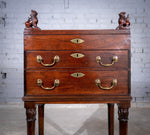 18th Century Mahogany Cabinet On Stand - Harrington Antiques