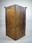 18th Century Oak Hanging Corner Cabinet With Fitted Interior & Key. - Harrington Antiques