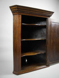 18th Century Oak Hanging Corner Cabinet With Fitted Interior & Key. - Harrington Antiques