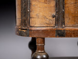 18th Century Swedish Bentwood Pine & Iron Strong Box - Harrington Antiques