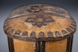 18th Century Swedish Bentwood Pine & Iron Strong Box - Harrington Antiques