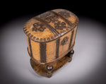 18th Century Swedish Bentwood Pine & Iron Strong Box - Harrington Antiques