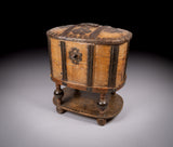 18th Century Swedish Bentwood Pine & Iron Strong Box - Harrington Antiques