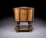 18th Century Swedish Bentwood Pine & Iron Strong Box - Harrington Antiques