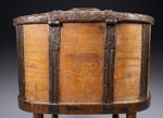 18th Century Swedish Bentwood Pine & Iron Strong Box - Harrington Antiques