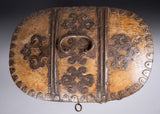 18th Century Swedish Bentwood Pine & Iron Strong Box - Harrington Antiques