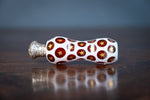 19th Century Bohemian Ruby & White Glass Silver Scent Bottle - Harrington Antiques