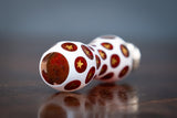 19th Century Bohemian Ruby & White Glass Silver Scent Bottle - Harrington Antiques