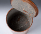 19th Century Burr Walnut Cylindrical Tea Caddy - Harrington Antiques