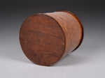 19th Century Burr Walnut Cylindrical Tea Caddy - Harrington Antiques