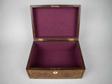 19th Century Burr Walnut Tunbridge Ware Box - Harrington Antiques