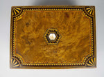 19th Century Burr Walnut Tunbridge Ware Box - Harrington Antiques
