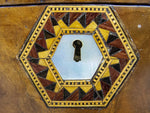 19th Century Burr Walnut Tunbridge Ware Box - Harrington Antiques