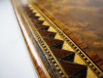 19th Century Burr Walnut Tunbridge Ware Box - Harrington Antiques