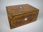 19th Century Burr Walnut Tunbridge Ware Box - Harrington Antiques