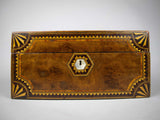 19th Century Burr Walnut Tunbridge Ware Box - Harrington Antiques