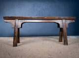 19th Century Chinese Elm Bench - Harrington Antiques
