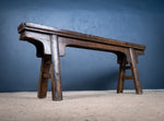 19th Century Chinese Elm Bench - Harrington Antiques