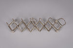 19th Century Concertina / Expanding Silver Plated 7-Bar Toast Rack - Harrington Antiques