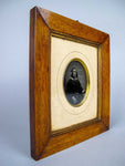 19th Century Daguerreotype Of A Seated Lady In Original Gilt Wood Frame. - Harrington Antiques