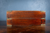 19th Century Mahogany Campaign Writing Slope - Harrington Antiques