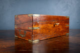 19th Century Mahogany Campaign Writing Slope - Harrington Antiques