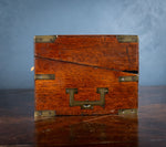 19th Century Mahogany Campaign Writing Slope - Harrington Antiques