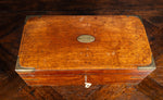 19th Century Mahogany Campaign Writing Slope - Harrington Antiques